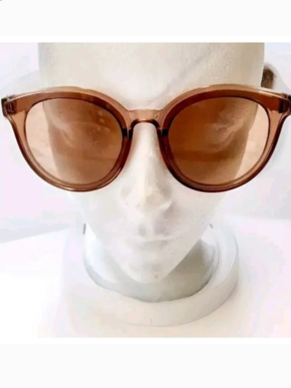 SUNGLASSES CLEAR BEIGE
